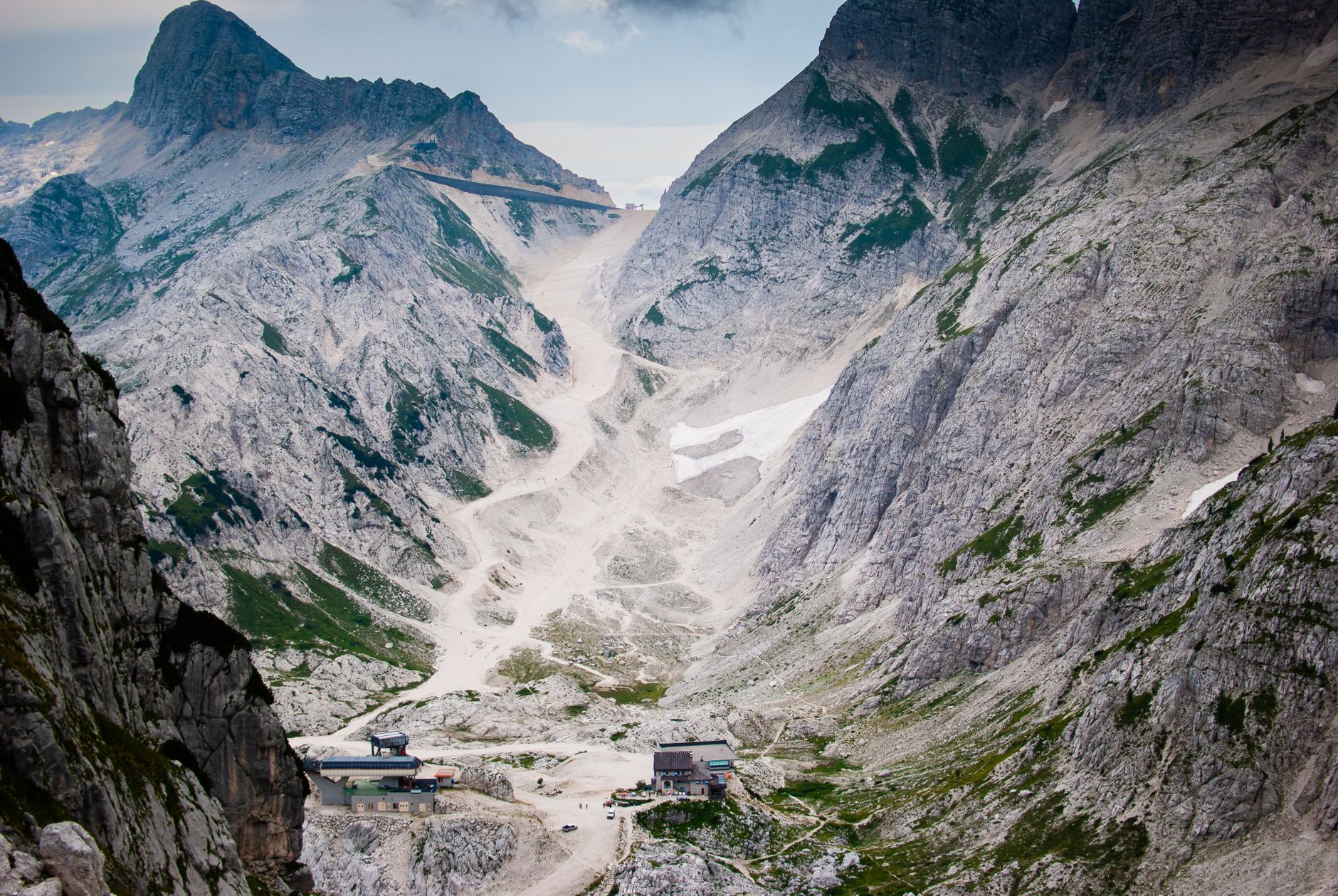 Dolomite mountain pass in Italy